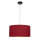 Suspension Tissu Ø40cm Rouge Or Rétro Table à manger