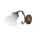 Applique murale Blanc Abat-jour en verre Vintage Ricciolo