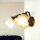 Applique murale Blanc Abat-jour en verre Laiton véritable Ricciolo