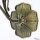 Applique murale Blanc Floral en laiton véritable