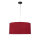 Lampe à suspension Rouge Or Rétro Ø50cm Table à manger Tissu