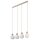 Pendelleuchte Weiß skandinavisch 80 cm Metall E14 Holz