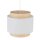 Pendelleuchte elegant Stoff Weiß B:38 cm E27 blendarm