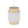 Pendelleuchte Stoff modern B:20 cm Weiß E27 Stahl Gold