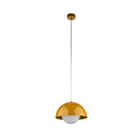 Pendelleuchte modern Glas Weiß B:27 cm E27...