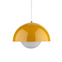 Pendelleuchte modern Glas Weiß B:27 cm E27...