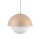 Pendelleuchte Beige skandinavisch B:27 cm Glas E27