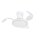 LED Deckenleuchte Metall Weiß WLAN 58 cm Ventilator