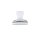 LED Deckenleuchte Metall Weiß WLAN 58 cm Ventilator