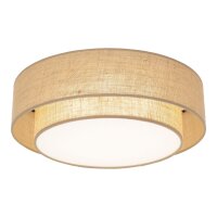 Deckenleuchte skandinavisch Natur 50 cm E27 Jute modern