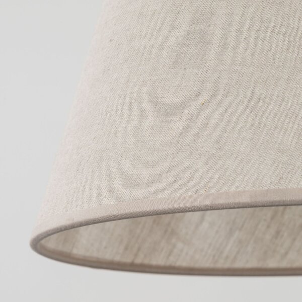 Leuchte Beige zeitlos B:85 cm Metall E27 Kronleuchter