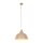 Pendelleuchte Metall Beige E27 B:34 cm modern