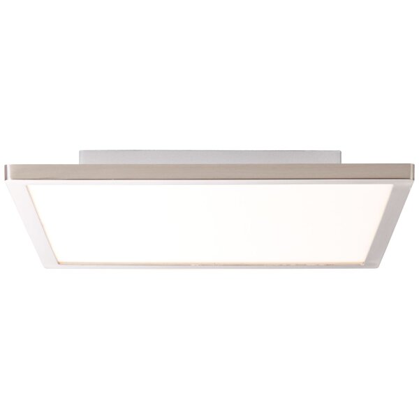 LED Deckenleuchte Chrom B:25 cm skandinavisch Flach