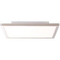 LED Deckenleuchte Chrom B:25 cm skandinavisch Flach