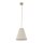 Pendelleuchte Metall zeitlos B:25 cm Beige E27 modern