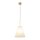 Pendelleuchte Metall zeitlos B:25 cm Beige E27 modern
