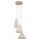 Pendelleuchte Beige B:47,5 cm Metall E27 3-flmg modern