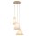 Pendelleuchte Beige B:47,5 cm Metall E27 3-flmg modern