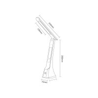 LED Schreibtischleuchte Schwarz 31 cm skandinavisch