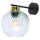 Wandleuchte Glas Transparent E27 B:18 cm zeitlos Stahl