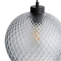 Pendelleuchte Transparent Glas B:25 cm E27 stilvoll