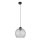 Pendelleuchte Transparent Glas B:25 cm E27 stilvoll