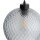 Pendelleuchte Transparent Glas B:25 cm E27 stilvoll