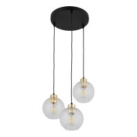 Pendelleuchte Transparent zeitlos B:42 cm Glas E27