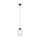 Pendelleuchte Glas Transparent E27 B:20 cm modern Stahl