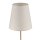 Stehlampe Metall Stoff Beige 152 cm E27 blendarm sanft