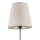 Stehlampe Metall Stoff Beige 152 cm E27 blendarm sanft