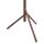 Stehleuchte Braun Holz 150 cm G9 elegant Tripod Glas