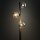 Stehleuchte Braun Holz 150 cm G9 elegant Tripod Glas