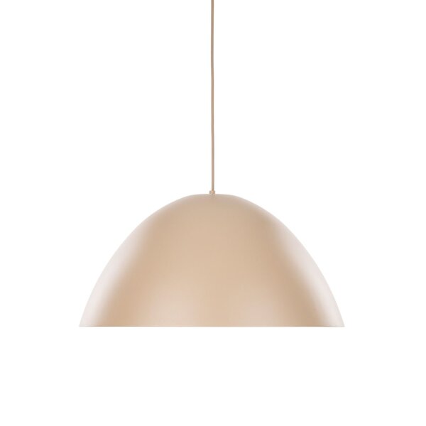 Pendelleuchte zeitlos Metall Beige B:50 cm E27 Loft