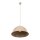 Pendelleuchte zeitlos Metall Beige B:50 cm E27 Loft