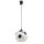Pendelleuchte Schwarz Keramik 23 cm E27 zeitlos Fu&szlig;ball