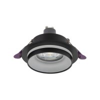Einbaustrahler Modern Schwarz B:9,2 cm GU10 akzentuiert
