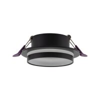 Einbaustrahler Modern Schwarz B:9,2 cm GU10 akzentuiert