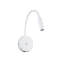 Wandleuchte Weiß G9 B:32 cm modern Stahl Schalter USB