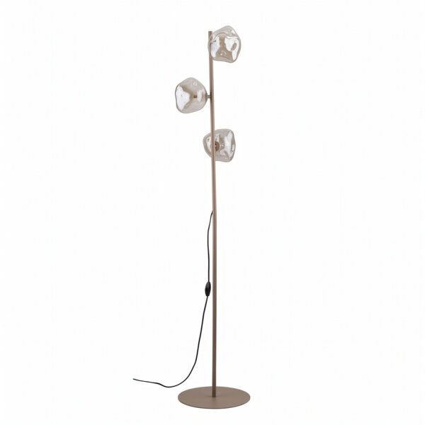 Stehleuchte modern Metall Beige 151 cm G9 3-flammig