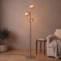 Stehleuchte modern Metall Beige 151 cm G9 3-flammig