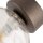 Deckenleuchte Braun modern 17 cm Metall G9 Cognac Glas
