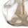 Pendelleuchte Braun Metall B:15 cm G9 Glas in Cognac