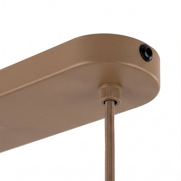Pendelleuchte Beige Metall 65 cm G9 modern 5-flammig