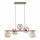 Pendelleuchte Beige Metall 65 cm G9 modern 5-flammig