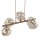 Pendelleuchte Beige Metall 65 cm G9 modern 5-flammig