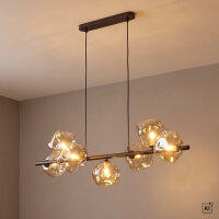 Pendelleuchte Metall modern 90 cm Braun G9 Elegant