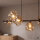 Pendelleuchte Metall modern 90 cm Braun G9 Elegant