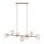 Pendelleuchte zeitlos Metall Beige 90 cm G9 7-flammig