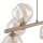 Pendelleuchte Metall Glas 116 cm Beige Cognac G9 9-flmg